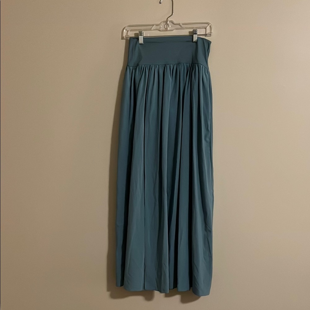 Halara Elegant Teal Maxi Skirt